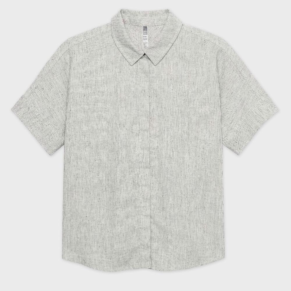 MEC Light Gray Casual Button Down Shirt